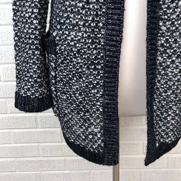 Caslon Cardigan Sweater Open Front Open Knit SP - Picture 4 of 8